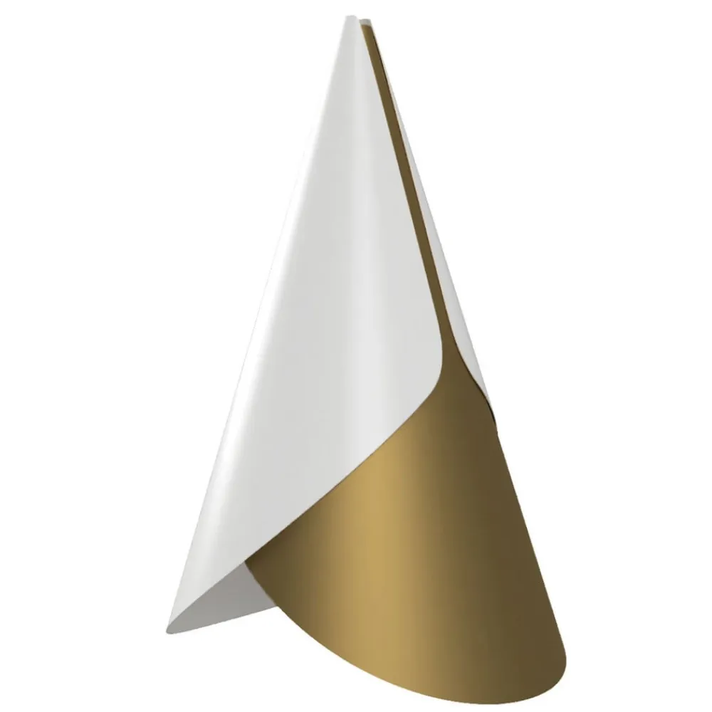 UMAGE Pendellamper>Cornet hængelampe, hvid, messing