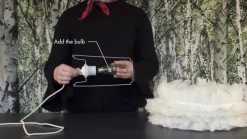 Eos medium gulvlampe, lysegrå^UMAGE