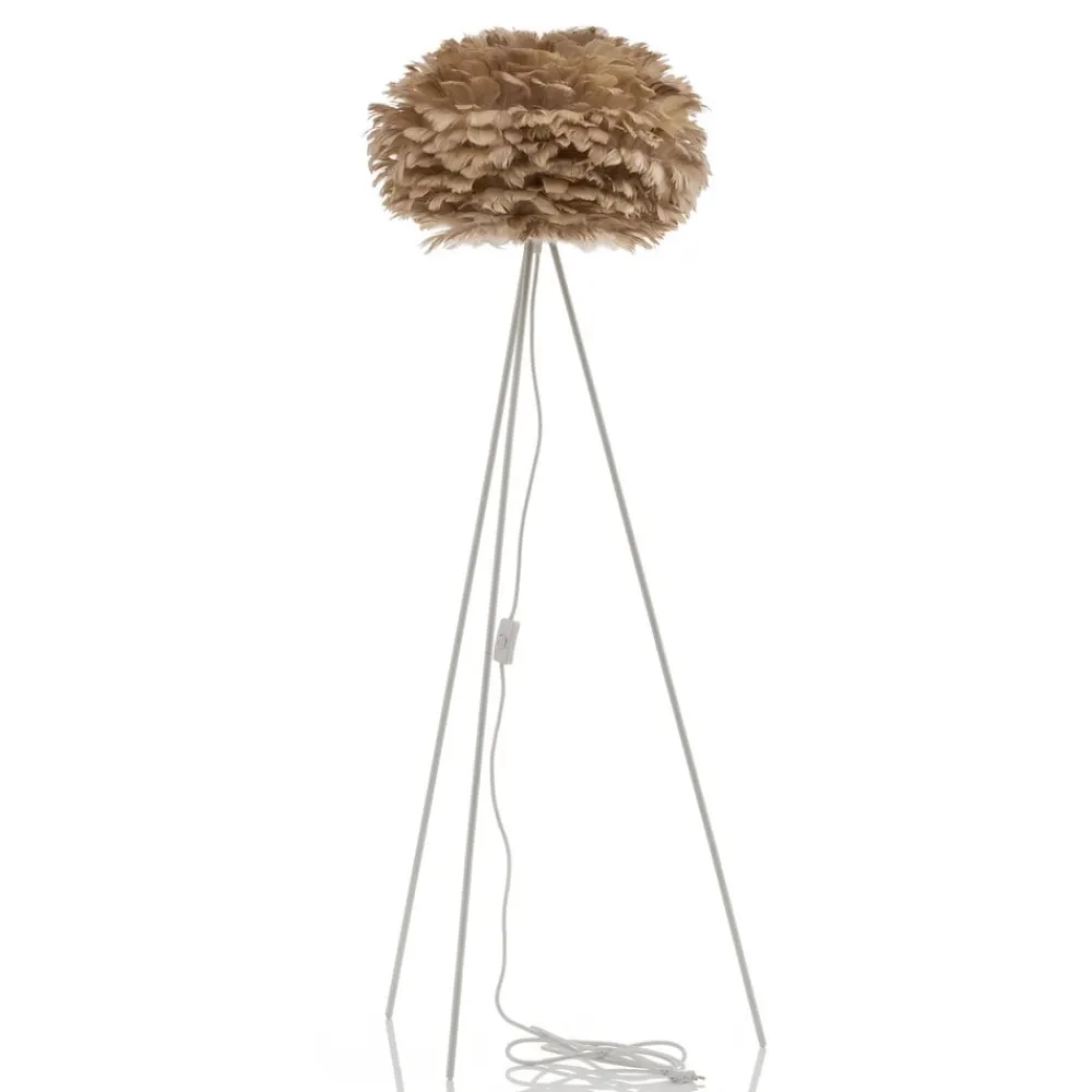 UMAGE Gulvlamper>Eos medium gulvlampe, tre ben, lysebrun
