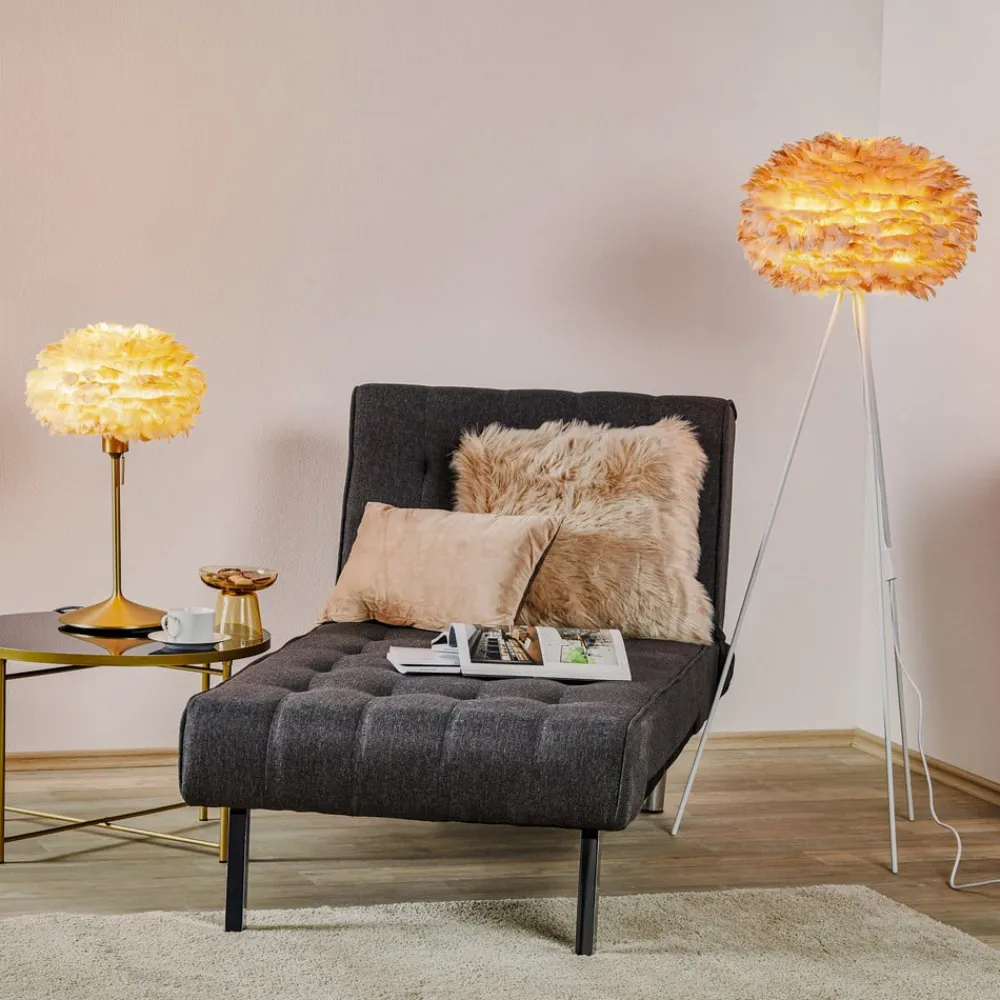 UMAGE Gulvlamper>Eos medium gulvlampe, tre ben, lysebrun