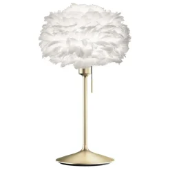 Eos mini bordlampe, hvid/messing^UMAGE