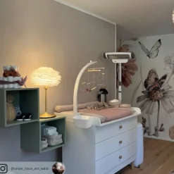 Eos mini bordlampe, hvid/messing^UMAGE