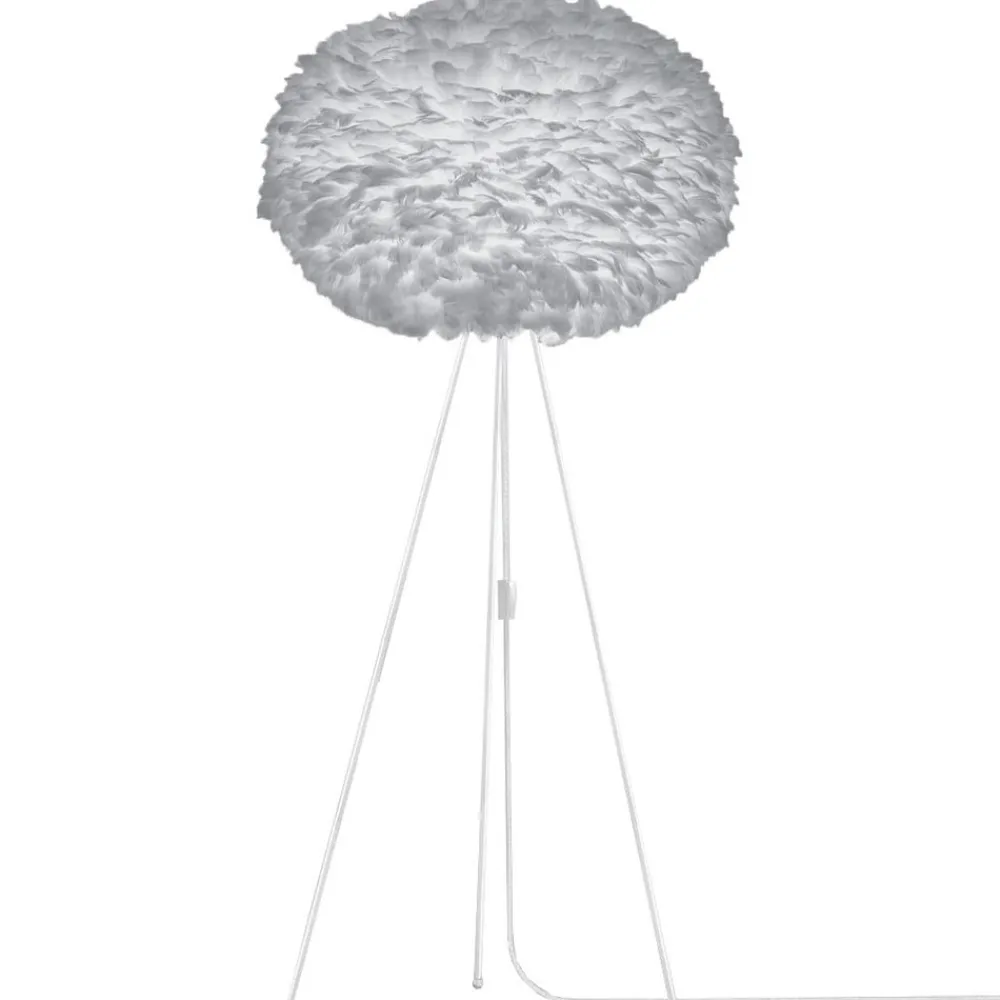 Eos X-large gulvlampe, tre ben, lysegrå^UMAGE Online