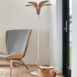 Jazz oak gulvlampe, gulvstativ, hvid^UMAGE Online