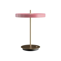 UMAGE LED-bordlampe Asteria Table, USB, rosa/messing