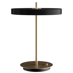 LED-bordlampe Asteria Table, USB, sort/messing^UMAGE Hot