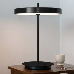LED-bordlampe Asteria Table, USB, sort/sort^UMAGE Discount