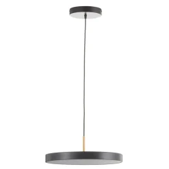 UMAGE LED-hængelampe Asteria Medium antracit/messing Ø 43 cm