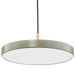 LED-hængelampe Asteria Mini, lysegrøn/messing, Ø 31 cm^UMAGE Outlet