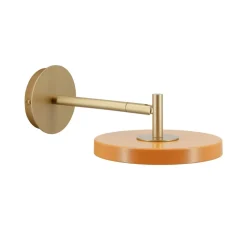 UMAGE LED-væglampe Asteria Short, orange, 25 cm, stik