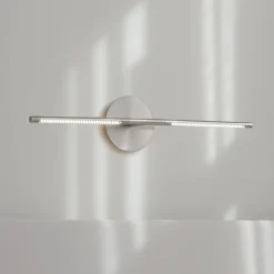 UMAGE LED-væglampe Omni, stålfarvet, længde 74 cm