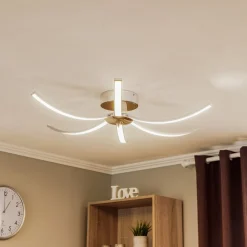 Domiluce Loftlamper|Loftlamper>Umbra LED-loftlampe, 6 lyskilder, 91 cm, krom