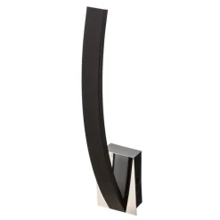 Domiluce Umbra LED-væglampe med indirekte lys, sort