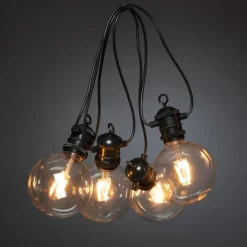 Konstsmide Christmas 24V system ølhave kæde Globe forlængelse 10fl.