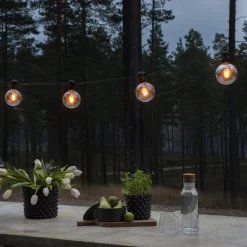 Konstsmide Christmas 24V system ølhave kæde Globe forlængelse 10fl.