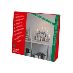 Vandrer i Skoven LED-adventsstage med dyr, træ^Konstsmide Christmas Best