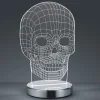 Reality Leuchten Variabel lysfarve - LED-bordlampe Skull