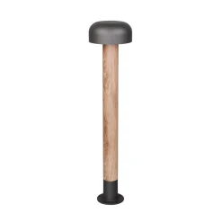 Vejlampe FRASER, trælook, højde 85 cm, metal, IP54^Trio Lighting Sale