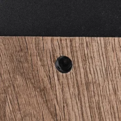 Trio Lighting Vejlampen ARDILA, trælook, højde 100 cm, metal/glas IP44