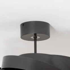 Vento loftlampe, antracit, Ø 50 cm^Euluna Hot