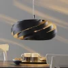 Vento-pendel, sort, Ø 60 cm, metal, E27^Domiluce Outlet
