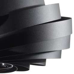 Vento-pendel, sort, Ø 60 cm, metal, E27^Domiluce Outlet