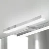 Veronica LED-spejllampe, bredde 30 cm, krom^Ebir