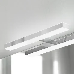 Veronica LED-spejllampe, bredde 30 cm, krom^Ebir