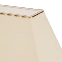 Veronique bordlampe, bred fod, creme/guld^ORION Hot