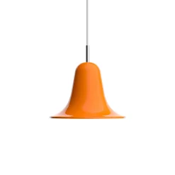 Verpan Pantop hængelampe, orange, Ø 23 cm, metal, E14