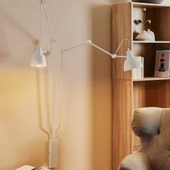 ALDEX Væglamper>Væglampe 814, justerbar, 2 lyskilder, hvid