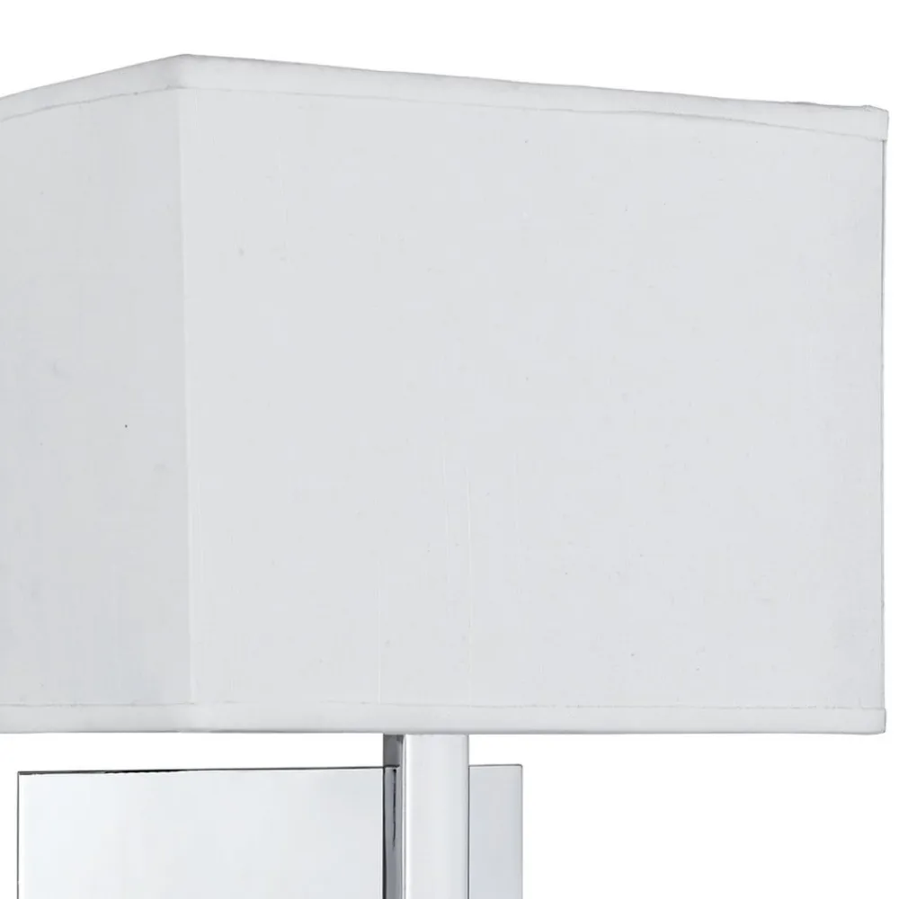 Searchlight Væglampe 6519 med LED-læselampe, krom