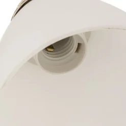 Væglampe Adoro med glasskærm, hvid^Lamkur New