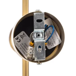 Væglampe Alison, 2 lyskilder, messing/hvid, 89 cm^ALDEX New