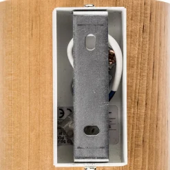 Væglampe Ara som cylinder i træ^SOLLUX LIGHTING Sale