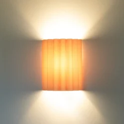 Duolla Væglampe Aria, cappucino, mikrofiber, E27