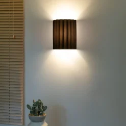 Duolla Væglamper|Væglamper>Væglampe Aria, sort, mikrofiber, E27