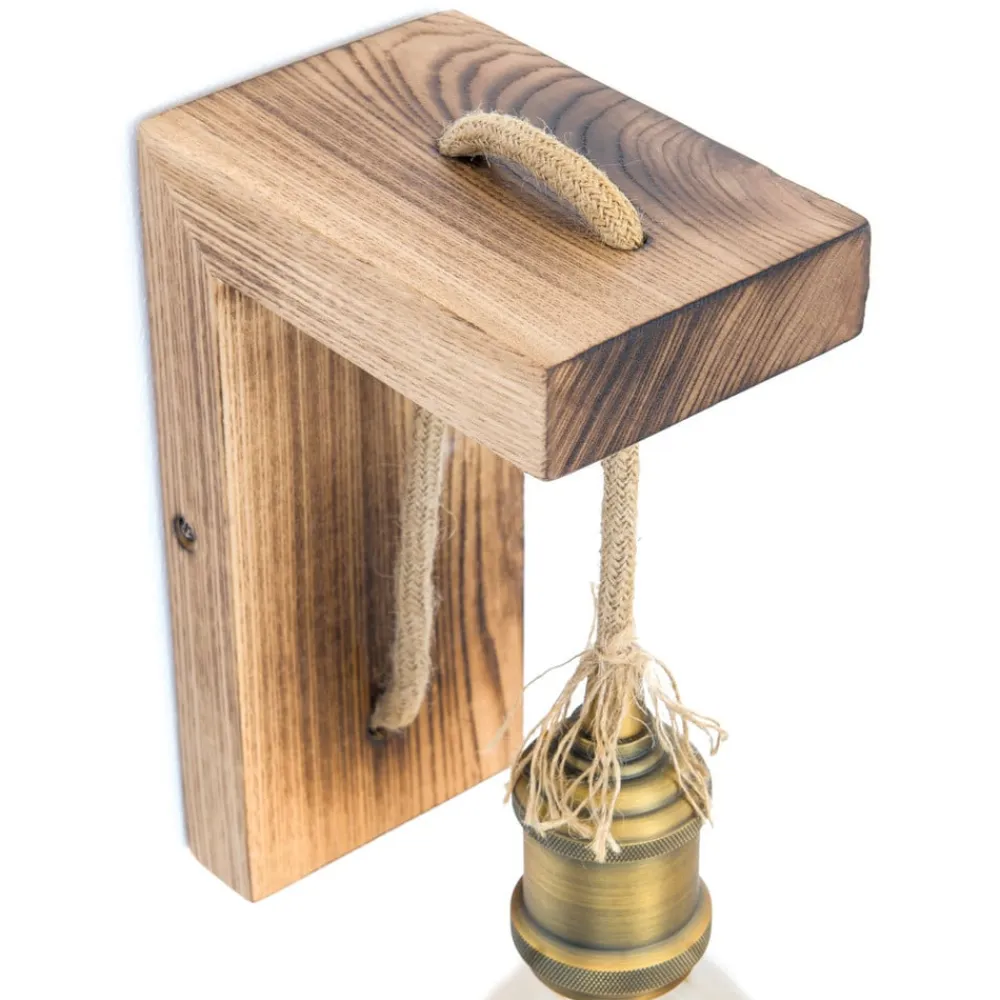 ORION Væglamper>Væglampe Bassena af lyst træ