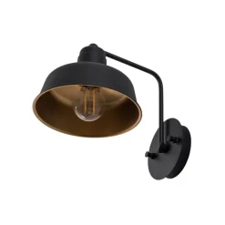 Væglampe Berceste 181-A sort/guld^Opviq Best