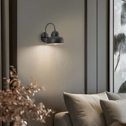 Opviq Væglampe Berceste 180-A sort/guld