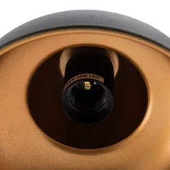 Opviq Væglampe Berceste 180-A sort/guld