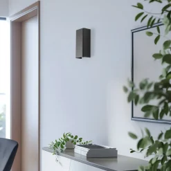 Væglampe Bergen, mørkegrå, metal, 23 cm høj, GU10^Nowodvorski Lighting Clearance