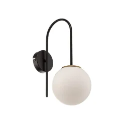 Væglampe Berlin sort/messing^Luminex Best