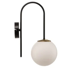 Væglampe Berlin sort/messing^Luminex Best