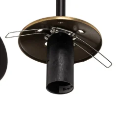 Væglampe Berlin sort/messing^Luminex Best