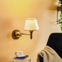 Jupiter Væglamper|Væglamper>Væglampe Birmingham patineret med ledbar arm