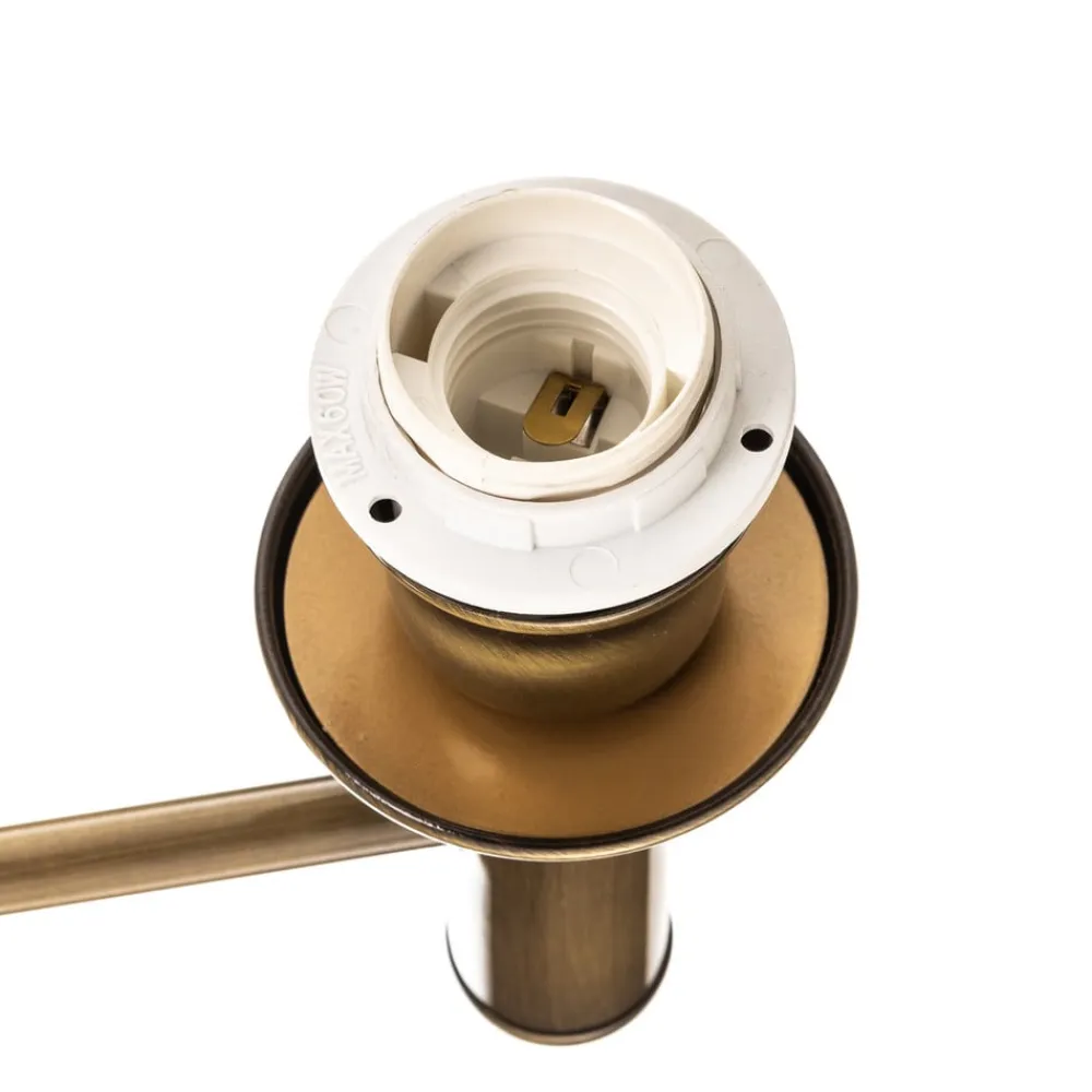 Jupiter Væglamper|Væglamper>Væglampe Birmingham patineret med ledbar arm