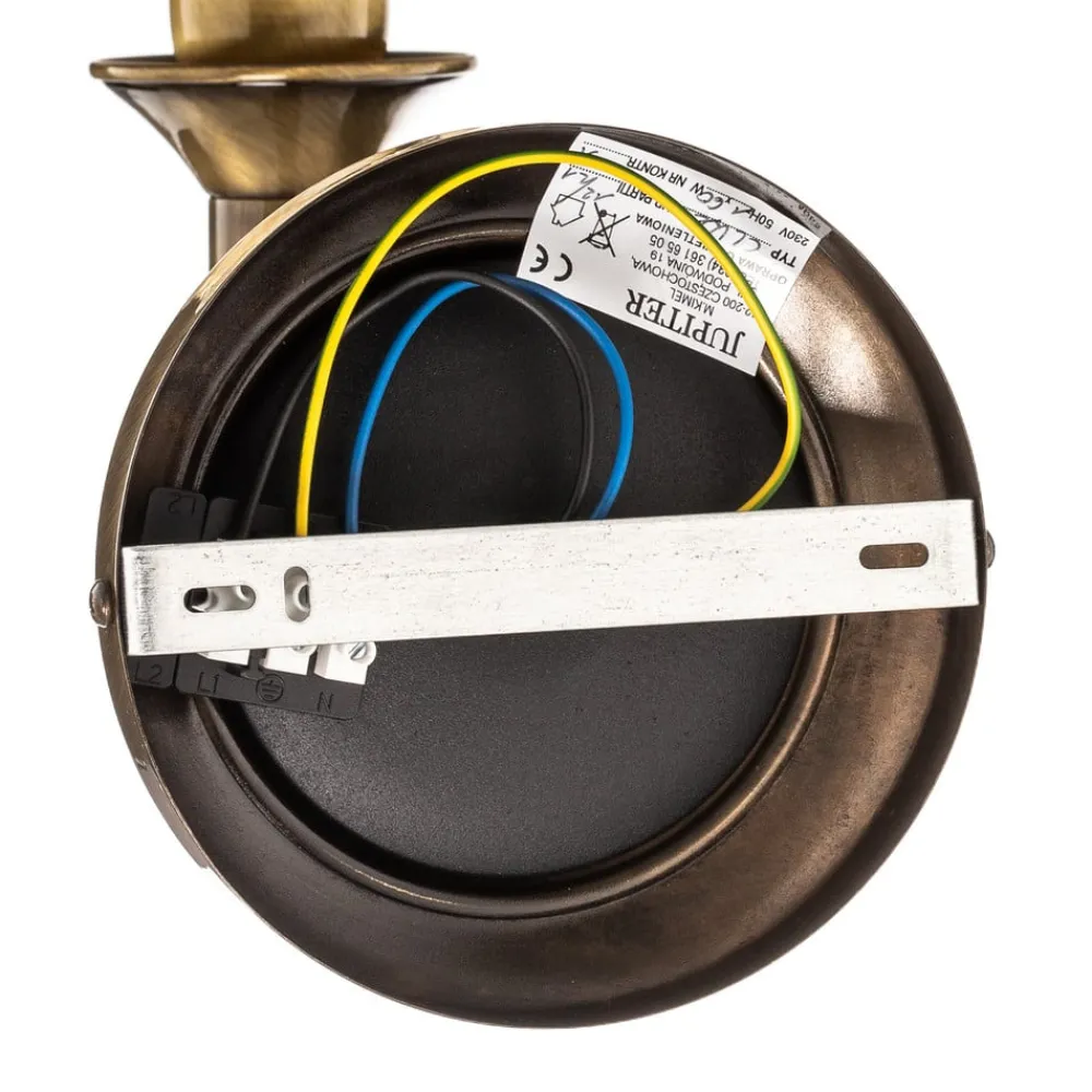 Jupiter Væglamper|Væglamper>Væglampe Birmingham patineret med ledbar arm