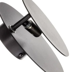 Væglampe Circle i rund form, sort^EMIBIG LIGHTING Hot