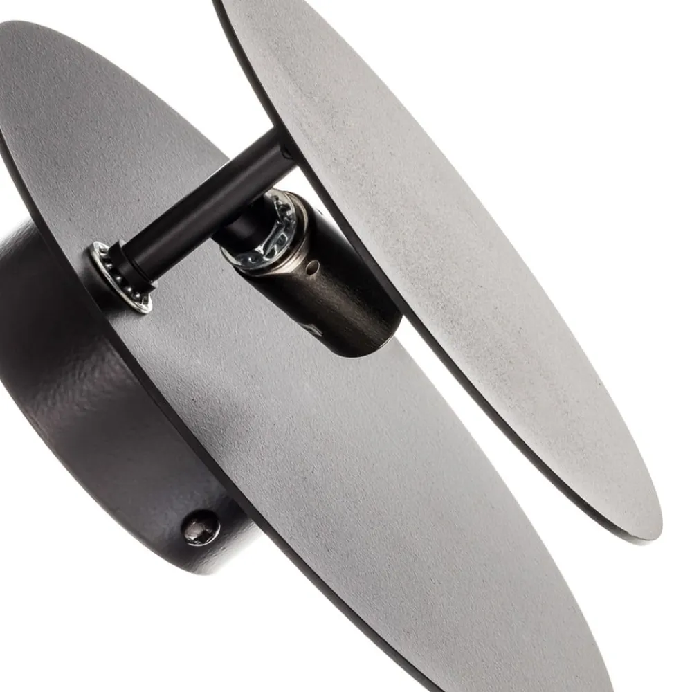 Væglampe Circle i rund form, sort^EMIBIG LIGHTING Hot